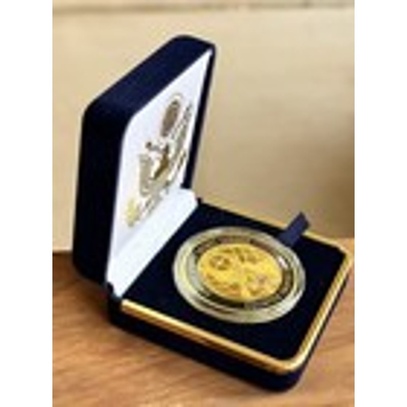 Department of Energy (DOE) Challenge Coin With Blue Velvet Case. Fast Shipping!