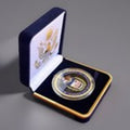 Department of Energy (DOE) Challenge Coin With Blue Velvet Case. Fast Shipping!