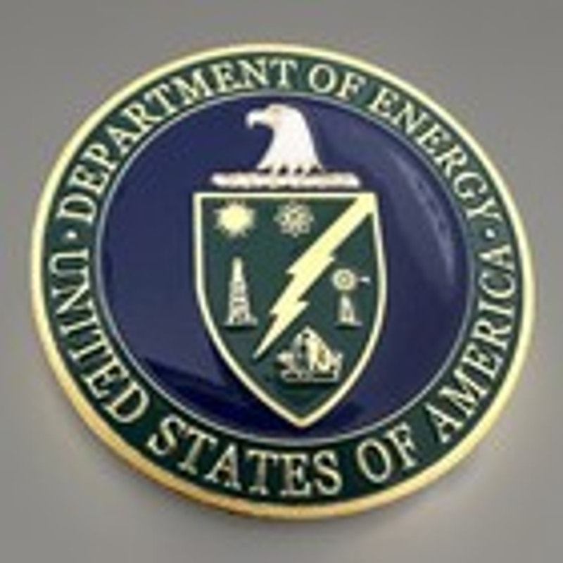 Department of Energy (DOE) Challenge Coin With Blue Velvet Case. Fast Shipping!