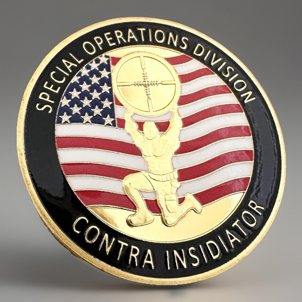 United States Secret Service Counter Sniper Team Challenge Coin With Velvet Case