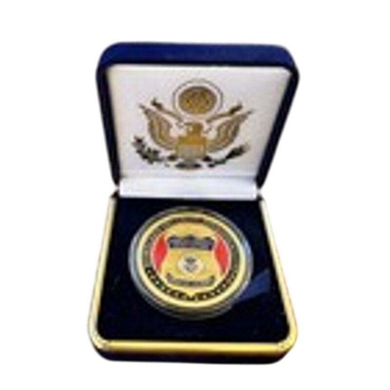Department of Energy (DOE) Challenge Coin With Blue Velvet Case. Fast Shipping!