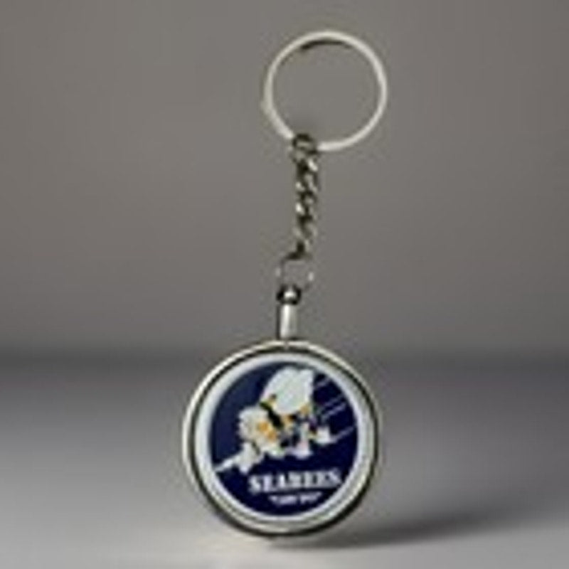 NEW U.S. Navy Seabees "We Build We Fight" Challenge Coin Keychain. Fast Shipping