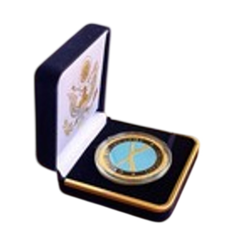 Department of Energy (DOE) Challenge Coin With Blue Velvet Case. Fast Shipping!