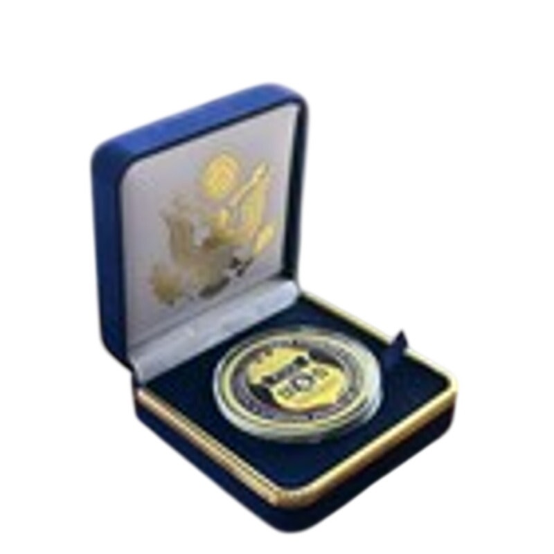 Department of Energy (DOE) Challenge Coin With Blue Velvet Case. Fast Shipping!