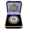 Department of Energy (DOE) Challenge Coin With Blue Velvet Case. Fast Shipping!