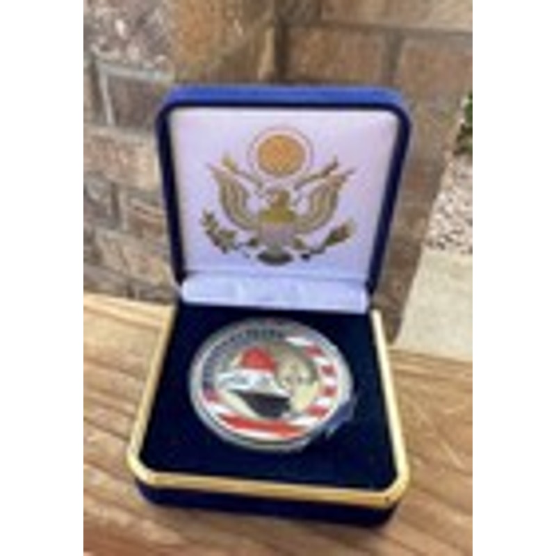 Department of Energy (DOE) Challenge Coin With Blue Velvet Case. Fast Shipping!