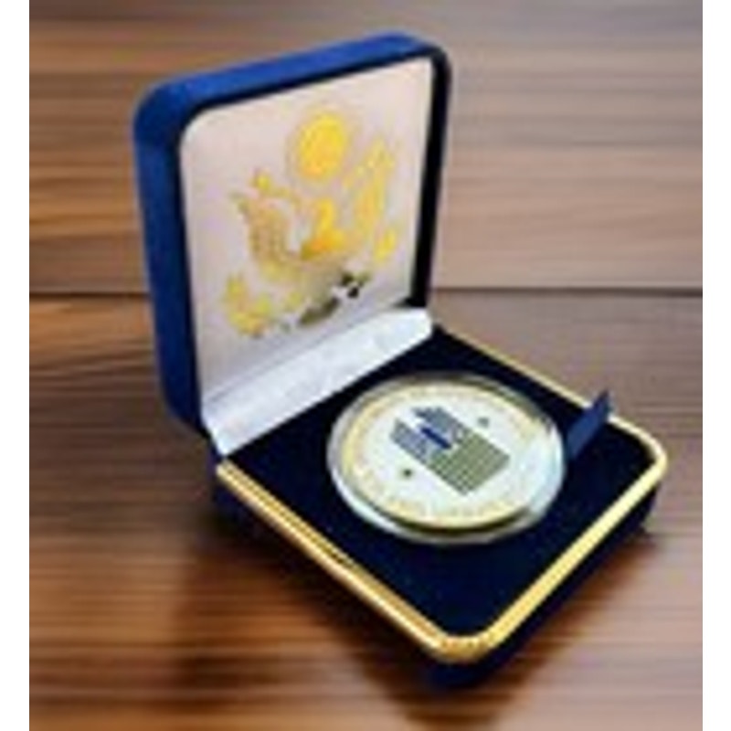Department of Energy (DOE) Challenge Coin With Blue Velvet Case. Fast Shipping!