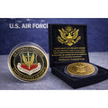 U S AIR FORCE AIR COMBAT COMMAND Challenge Coin USA F w/ Retirement Award
