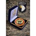 U.S. Army 101st Airborne Challenge Coin ·FAST SHIPPING· ·NEW· with case