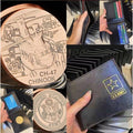 ARMY CH-47 CHINOOK MILITARY LOGO with Credential coin holder wallet