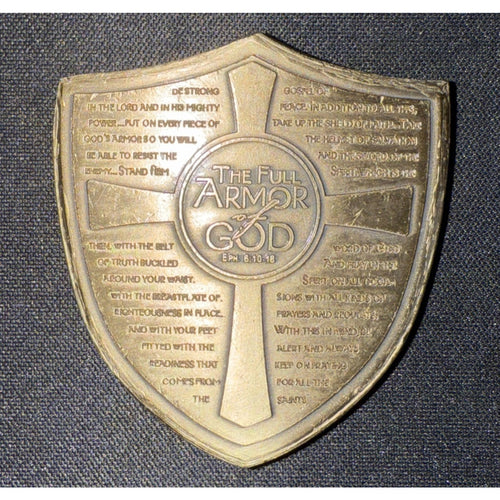 Armor of God Knights Templar Silver US Flag Christian Eph 6:10-18 Challenge Coin