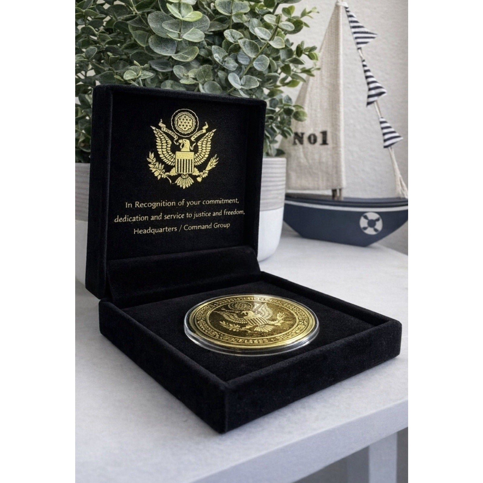 Box / Case For Coin 40 Mm ( No coin Included)