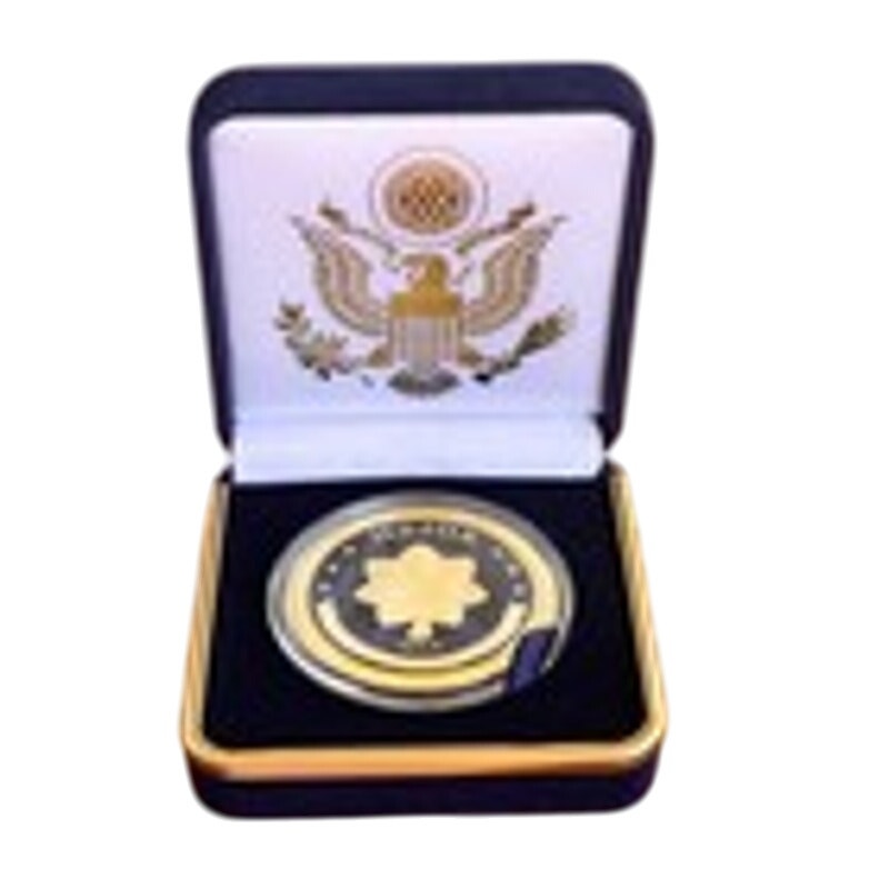 Department of Energy (DOE) Challenge Coin With Blue Velvet Case. Fast Shipping!