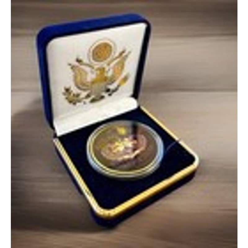 Department of Energy (DOE) Challenge Coin With Blue Velvet Case. Fast Shipping!