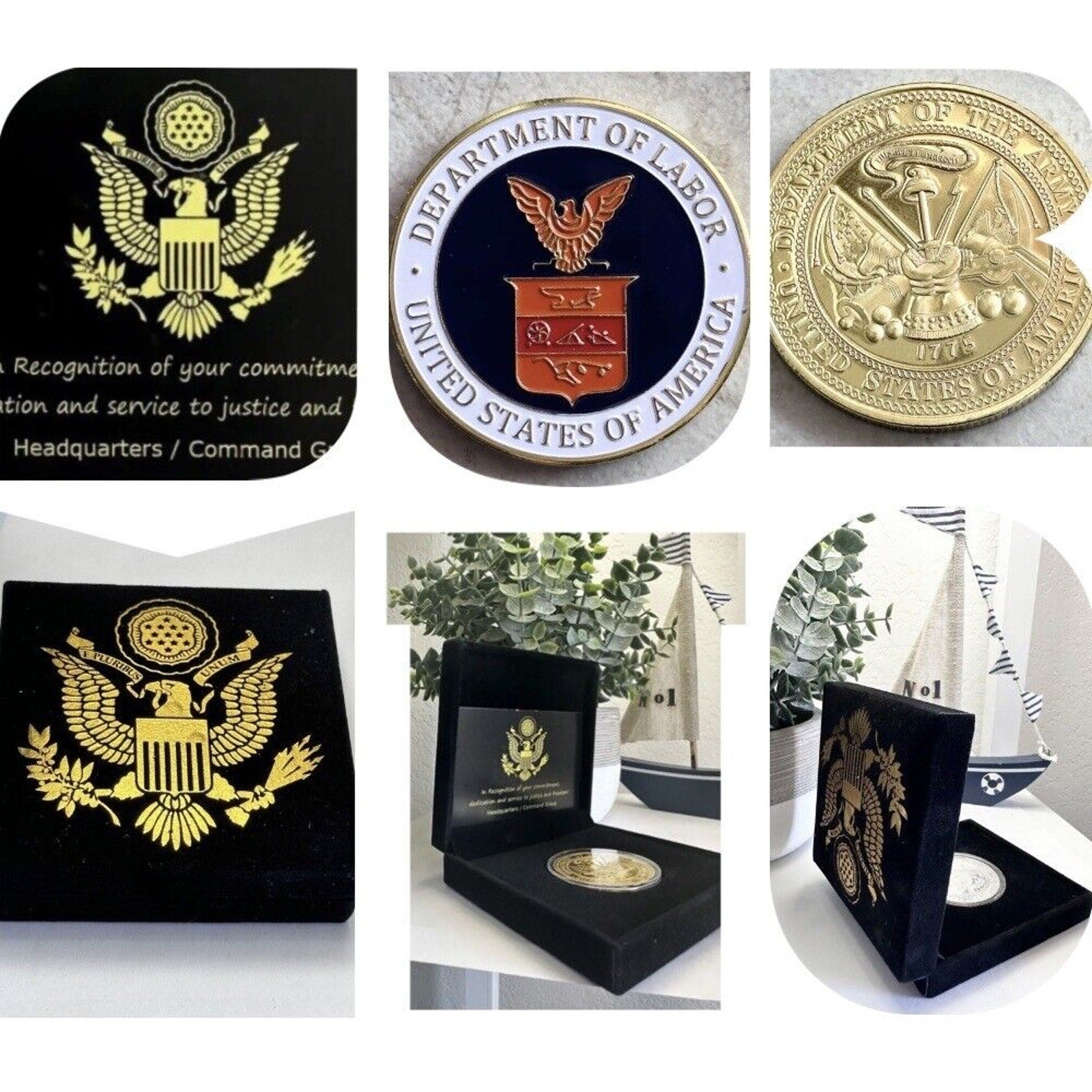 United States Department of Labor (DOL) Challenge Coin USA
