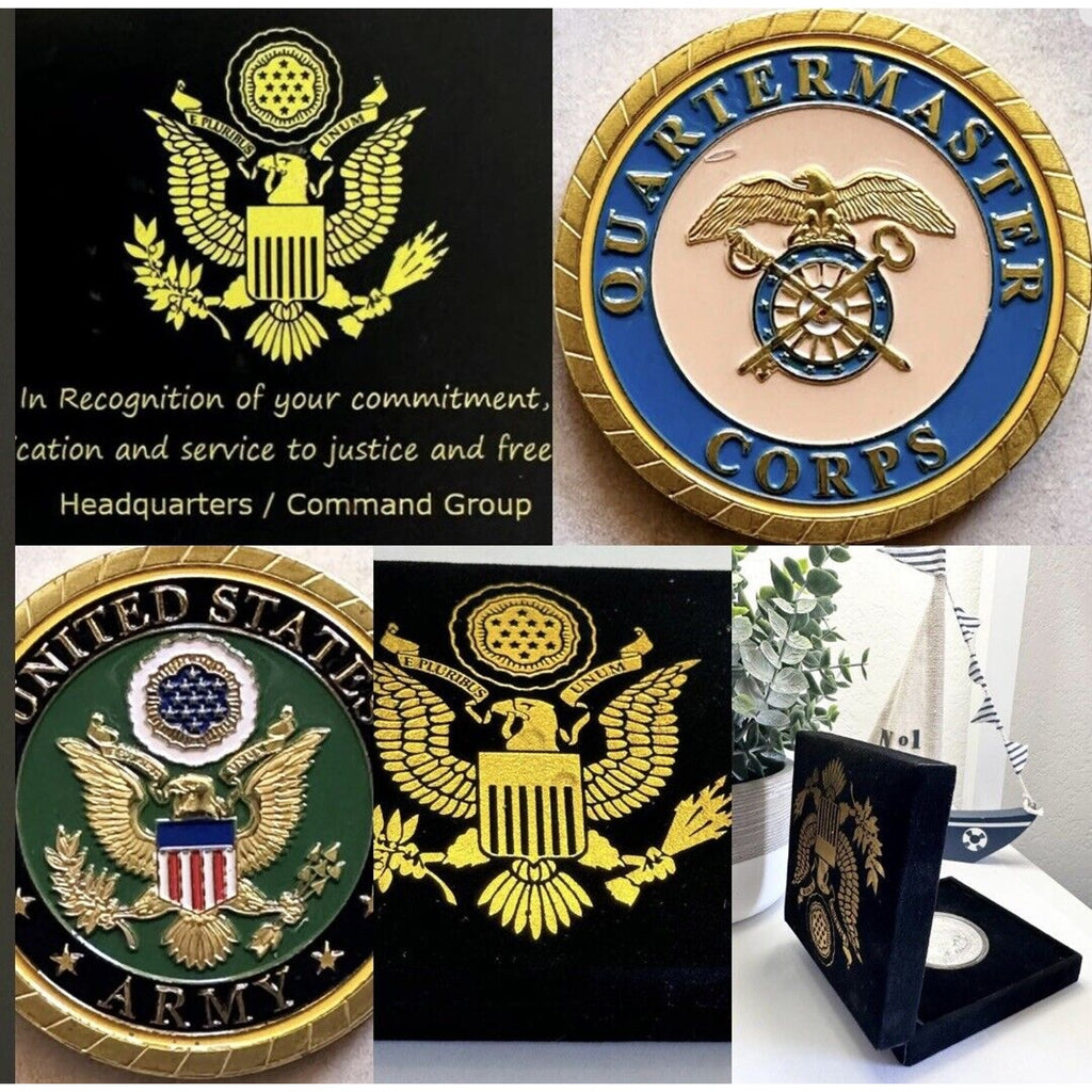 New US Army Quartermaster Corps Challenge Coin USA Army