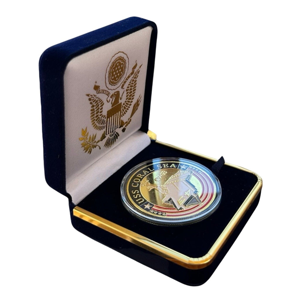 Department of Energy (DOE) Challenge Coin With Blue Velvet Case. Fast Shipping!