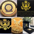 GEORGIA STATE PATROL Challenge Coin With Retirement Award