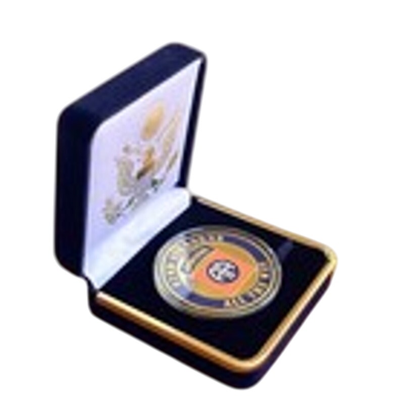 Department of Energy (DOE) Challenge Coin With Blue Velvet Case. Fast Shipping!