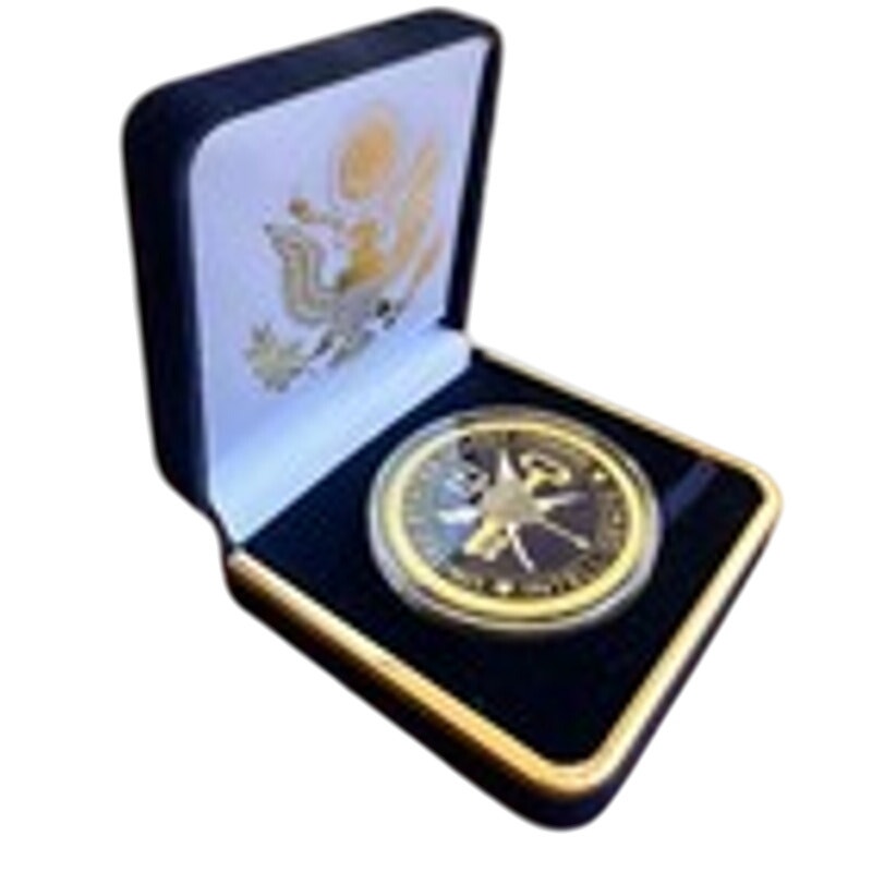 Department of Energy (DOE) Challenge Coin With Blue Velvet Case. Fast Shipping!