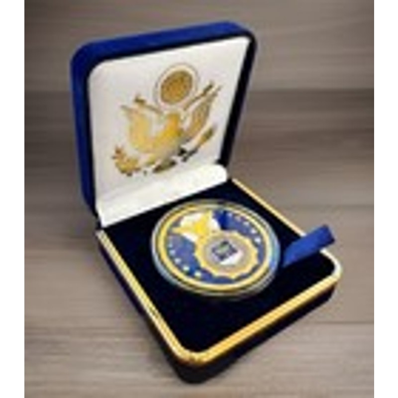 Department of Energy (DOE) Challenge Coin With Blue Velvet Case. Fast Shipping!