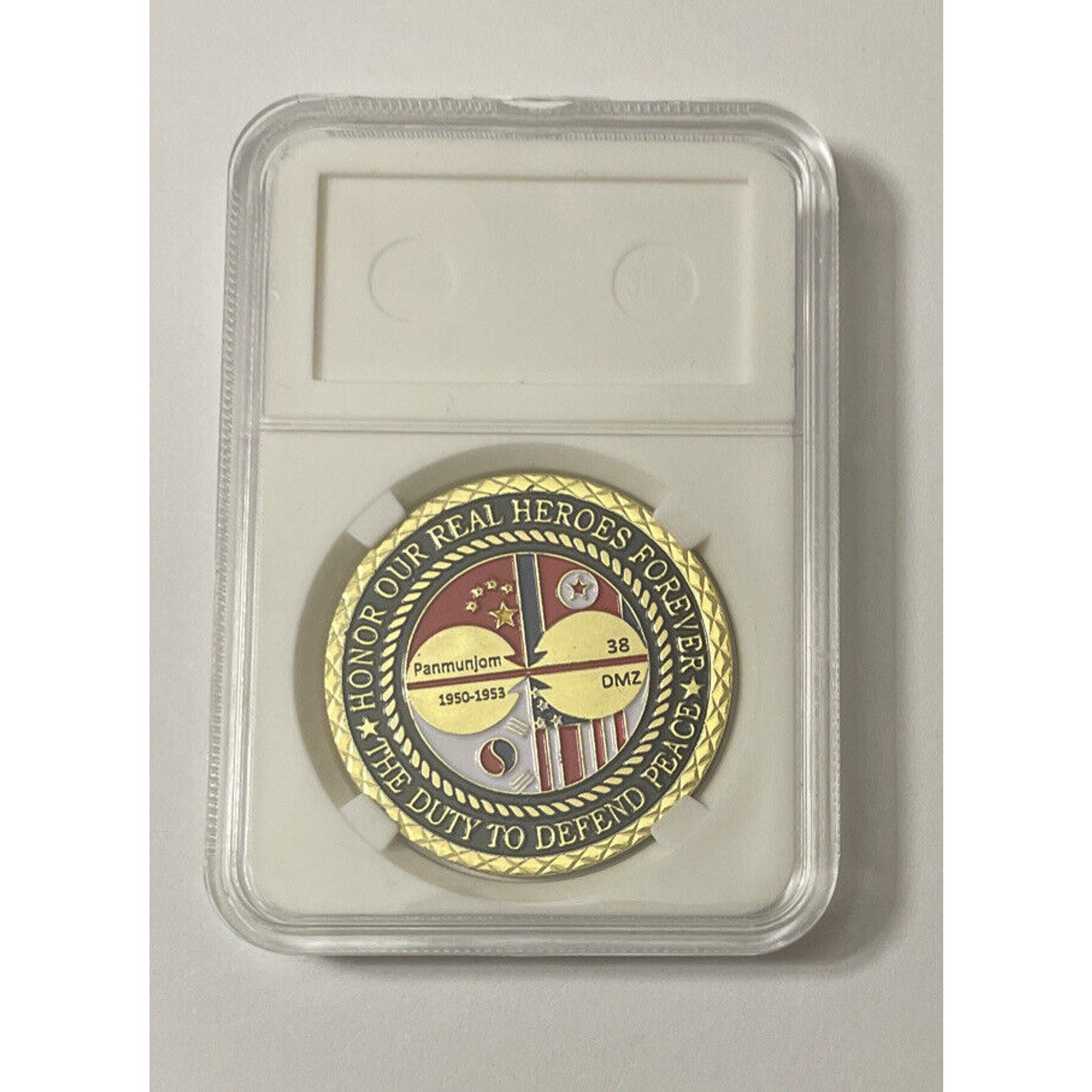 Korean War Veteran Military Army Challenge Coin
