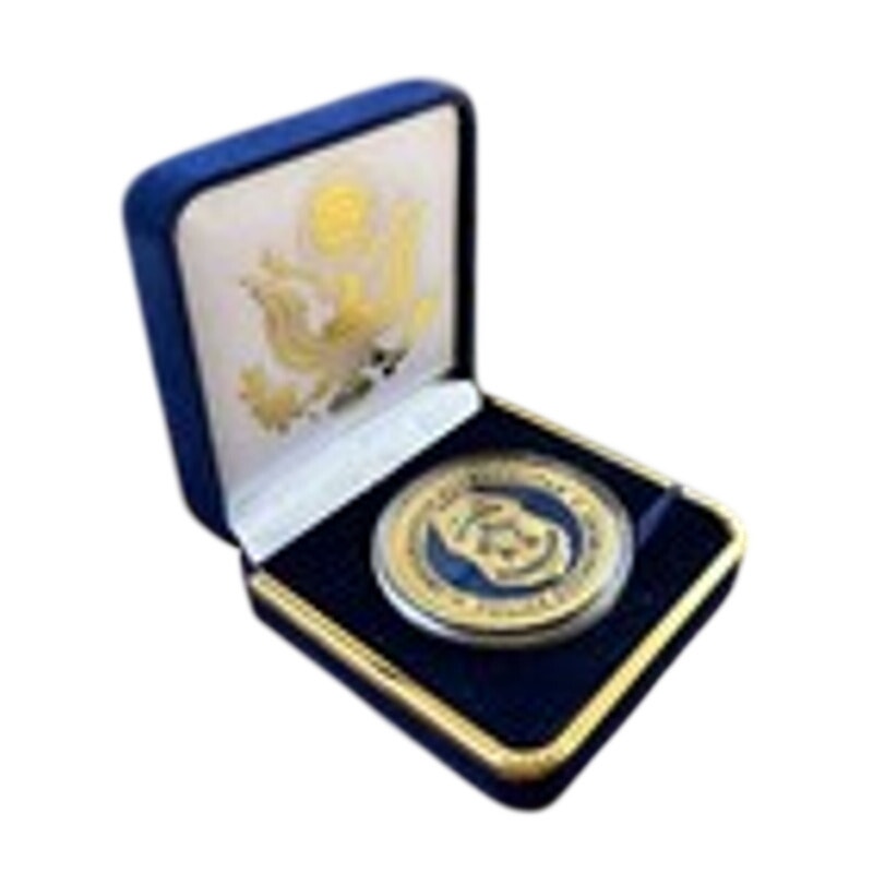 Department of Energy (DOE) Challenge Coin With Blue Velvet Case. Fast Shipping!