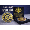 SAN JOSE POLICE Office DEPARTMENT Challenge Coin w/ Retirement Award