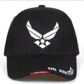 NEW USAF U.S. Air Force Baseball cap hat. Black