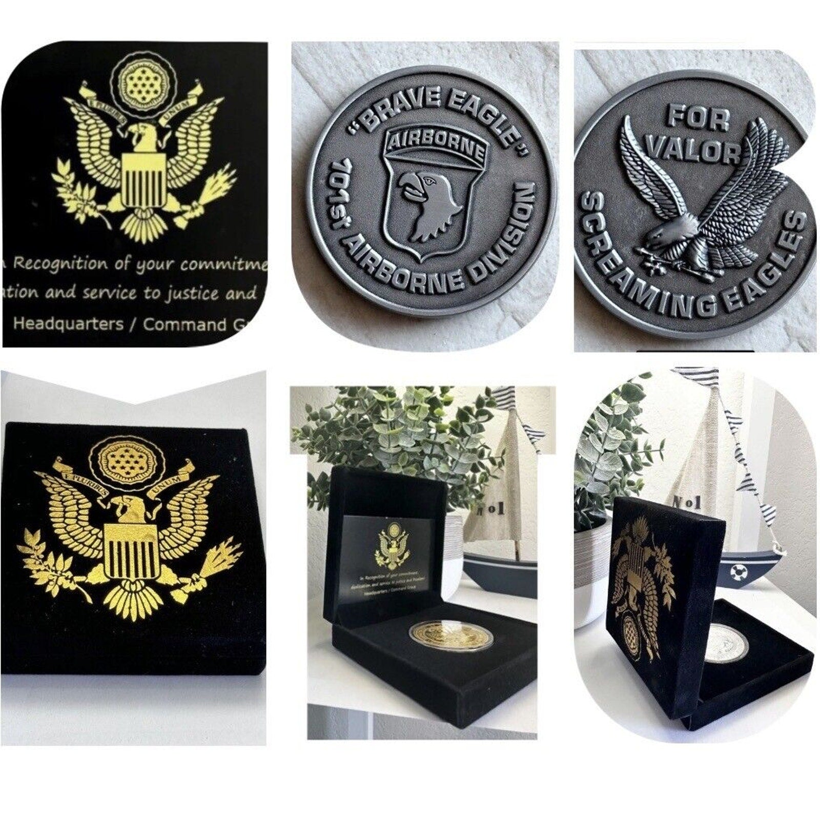 Challenge Coin 101st Airborne Original Coin USA