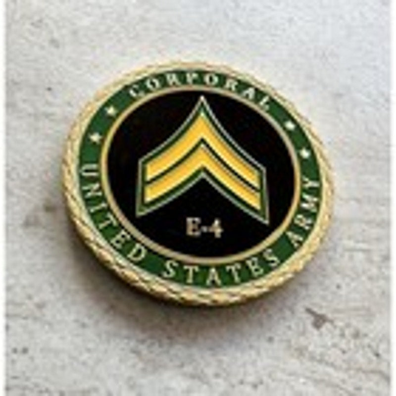 U.S. Army Sergeant E-5 Rank Challenge Coin. New! Fast Shipping! Perfect Gift!