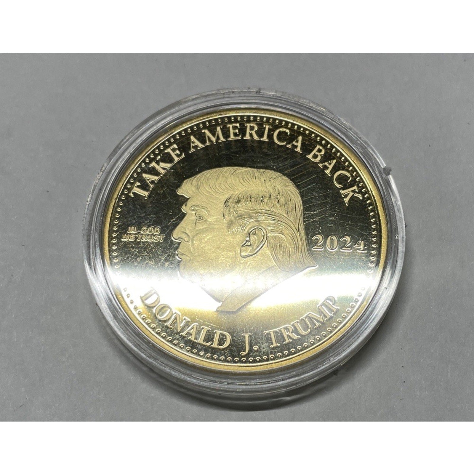 24k Gold Coin Donald Trump
