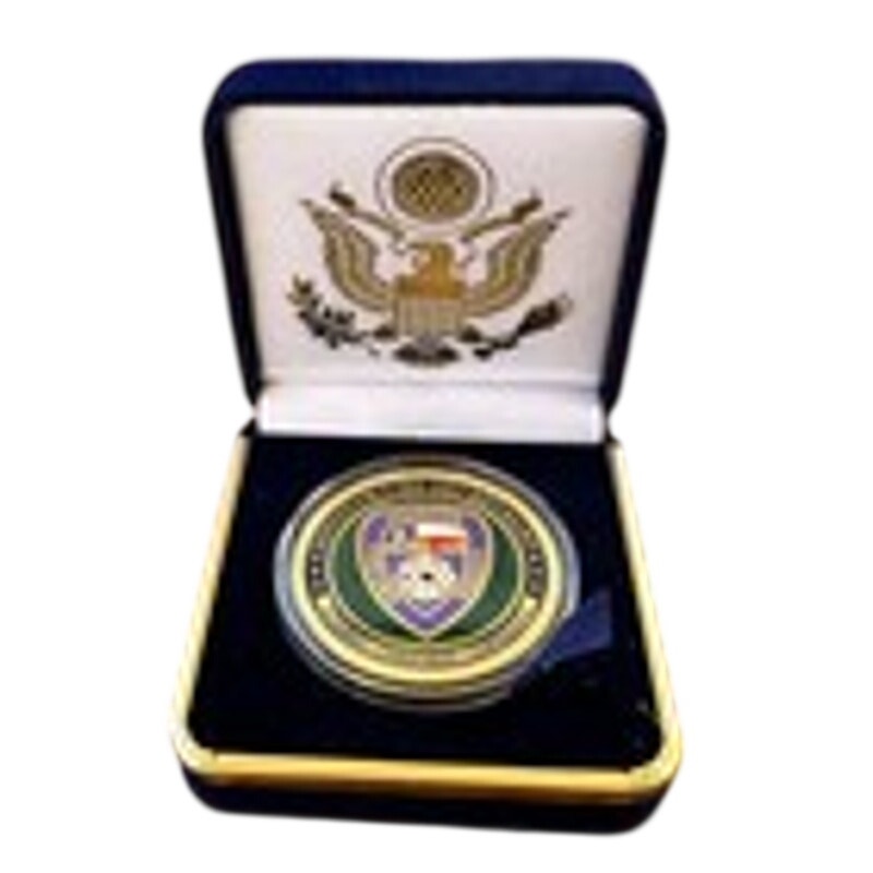 Department of Energy (DOE) Challenge Coin With Blue Velvet Case. Fast Shipping!