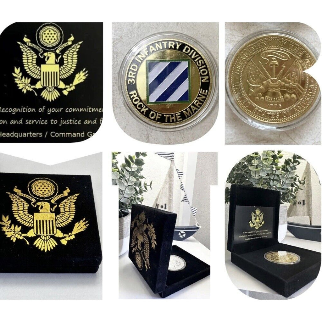 ARMY Third 3rd INFANTRY COMBAT DIVISION Challenge Coin USA -Army