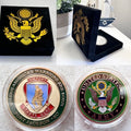 ARMY FORT JACKSON VICTORY STARTS HERE SOLDIER FOR LIFE CHALLENGE COIN w/ case