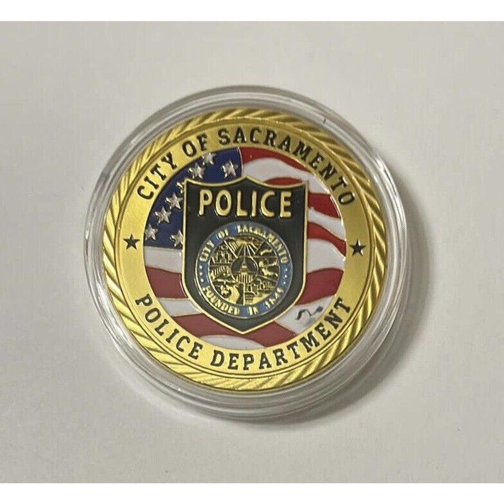 CITY OF SACRAMENTO POLICE DEPT CHALLENGE COIN