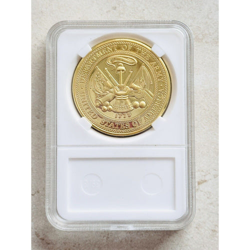 ARMY XVIII 18TH AIRBORNE CORPS SKY DRAGONS CHALLENGE COIN With Case