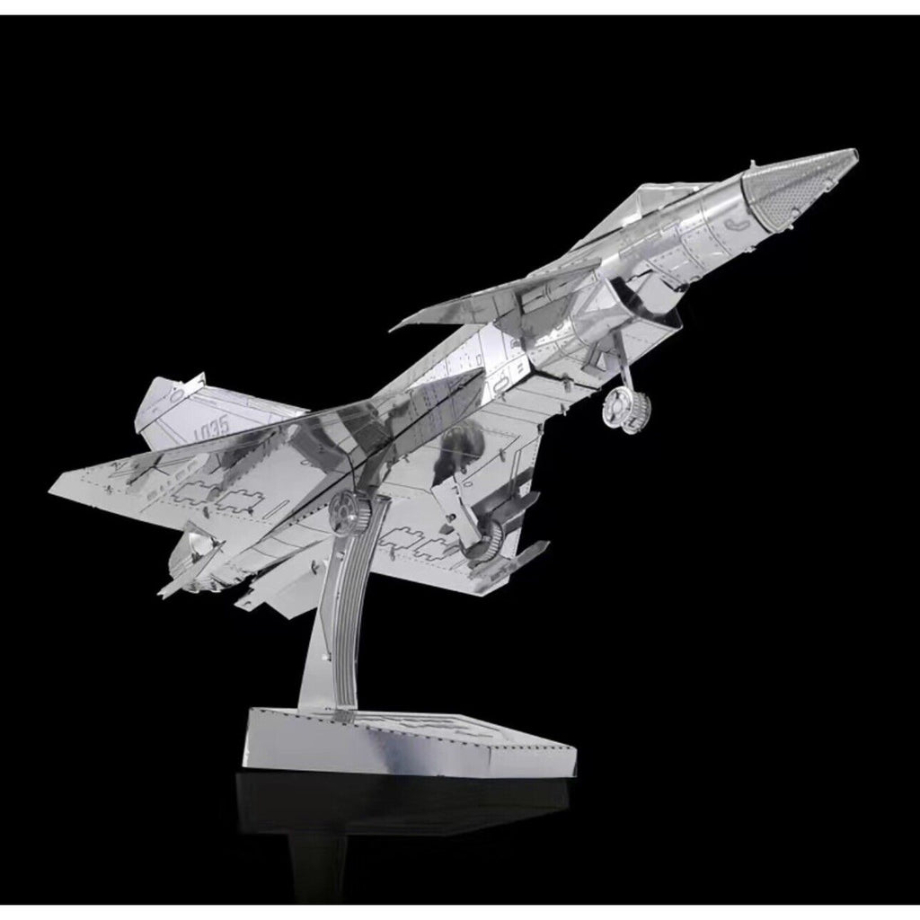 Airplane 3D Metal Puzzle Air Force J-10B Model KITS Assemble Jigsaw Puzzle