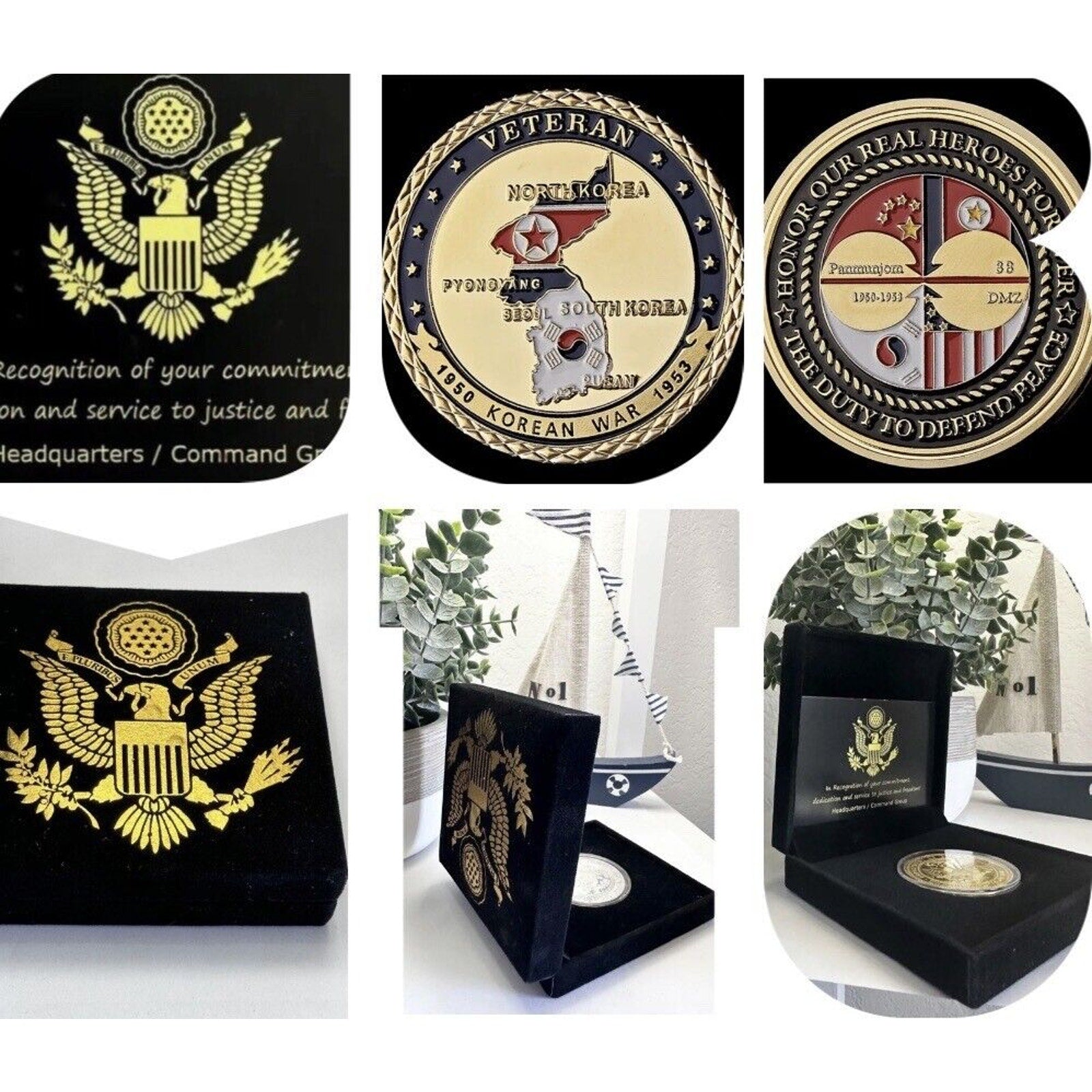 Korean War Veteran Challenge Coin - USA