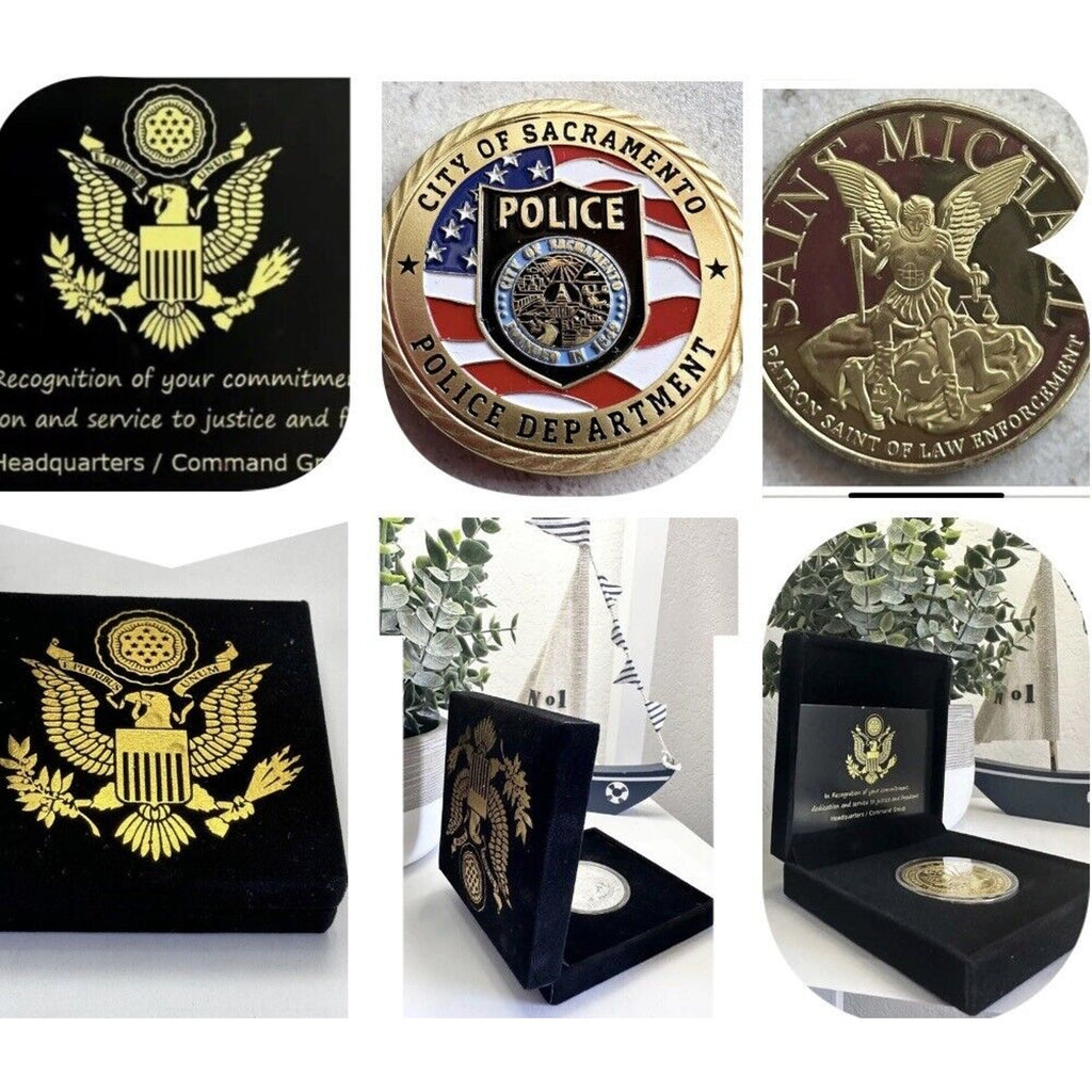 CITY OF SACRAMENTO POLICE DEPT CHALLENGE COIN USA