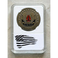 NEW U.S. Army Special Operations Command Sine Pari Challenge Coin With Case