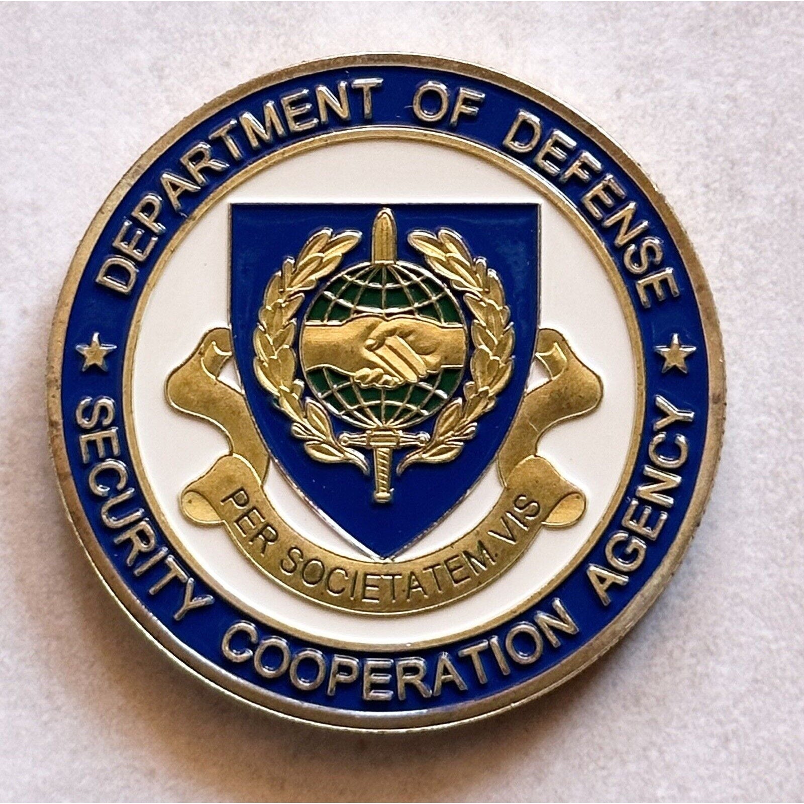 Department of Defense Security Cooperation Agency (DSCA) Challenge Coin