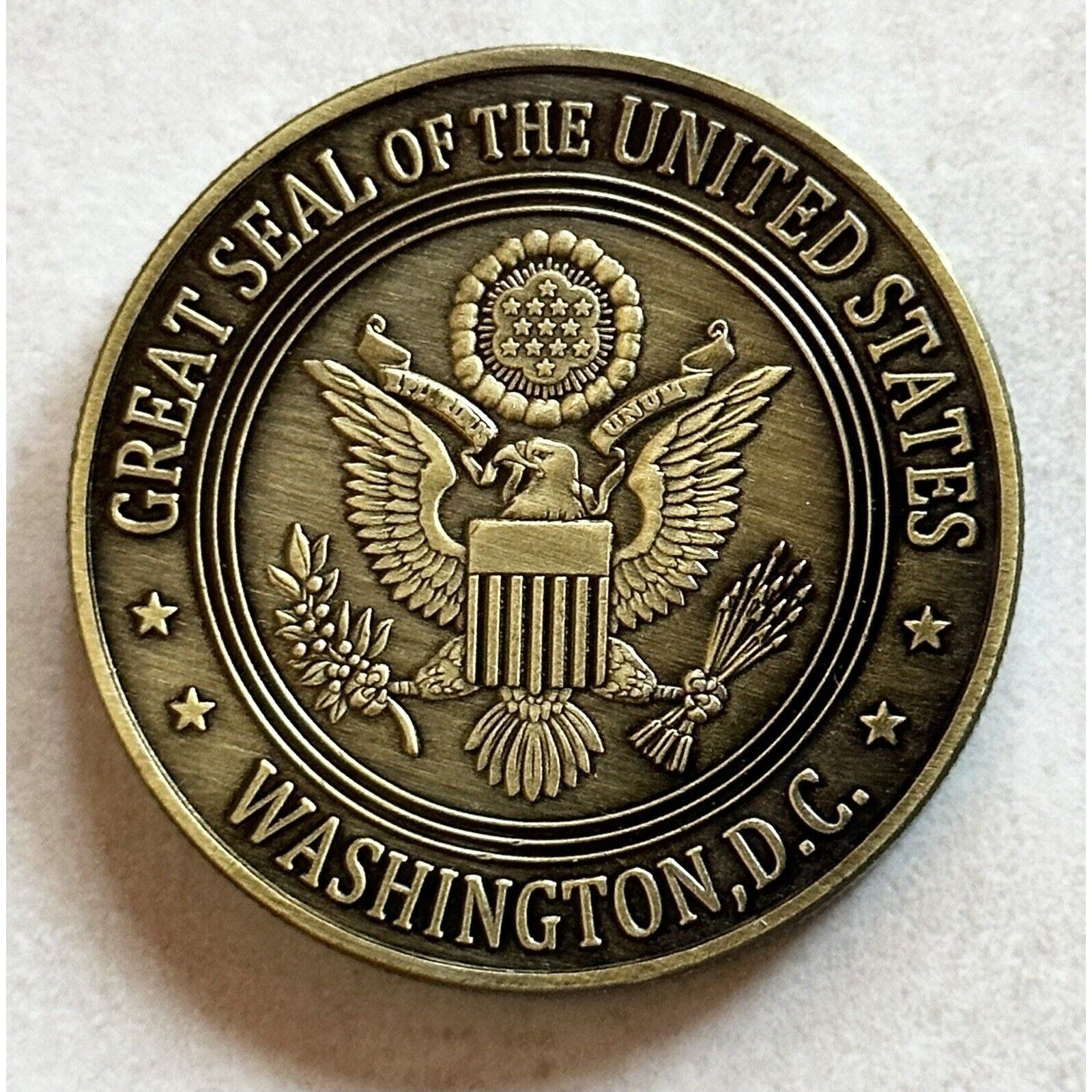 US CIA Central Intelligence Agency Center of Intelligence Challenge Coin Bronze