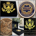 San Francisco SFPD POLICE DEPARTMENT Bronzed FINISH Challenge Coin, New!