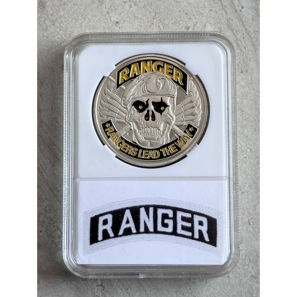 US Army Ranger Challenge Coin "Rangers Lead The Way " SPECIAL OPERATIONS