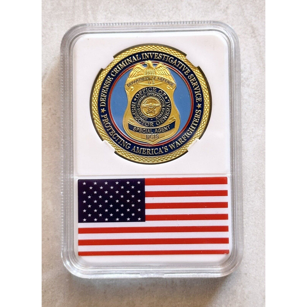 DCIS United States DOD DEFENSE CRIMINAL INVESTIGATIVE SERVICE Challenge Coin