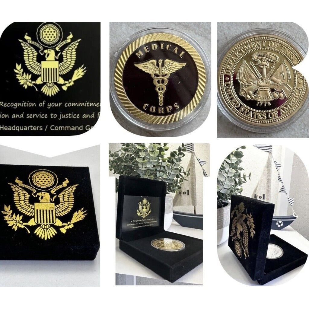 US ARMY MEDICAL CORPS Challenge Coin US. New! Fast Shipping! USA AMY