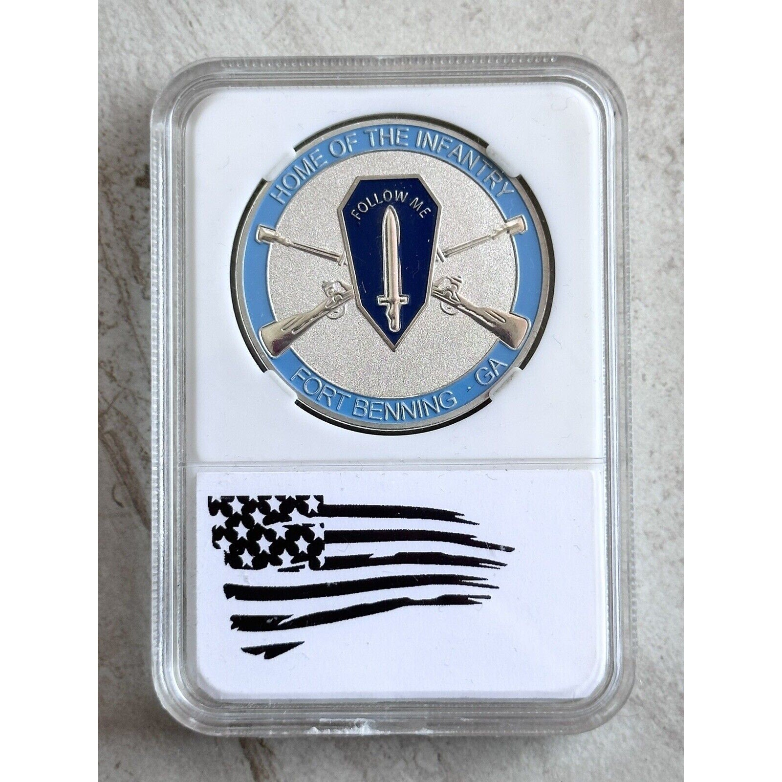 HOME OF THE INFANTRY FORT BENNING GA CHALLENGE COIN