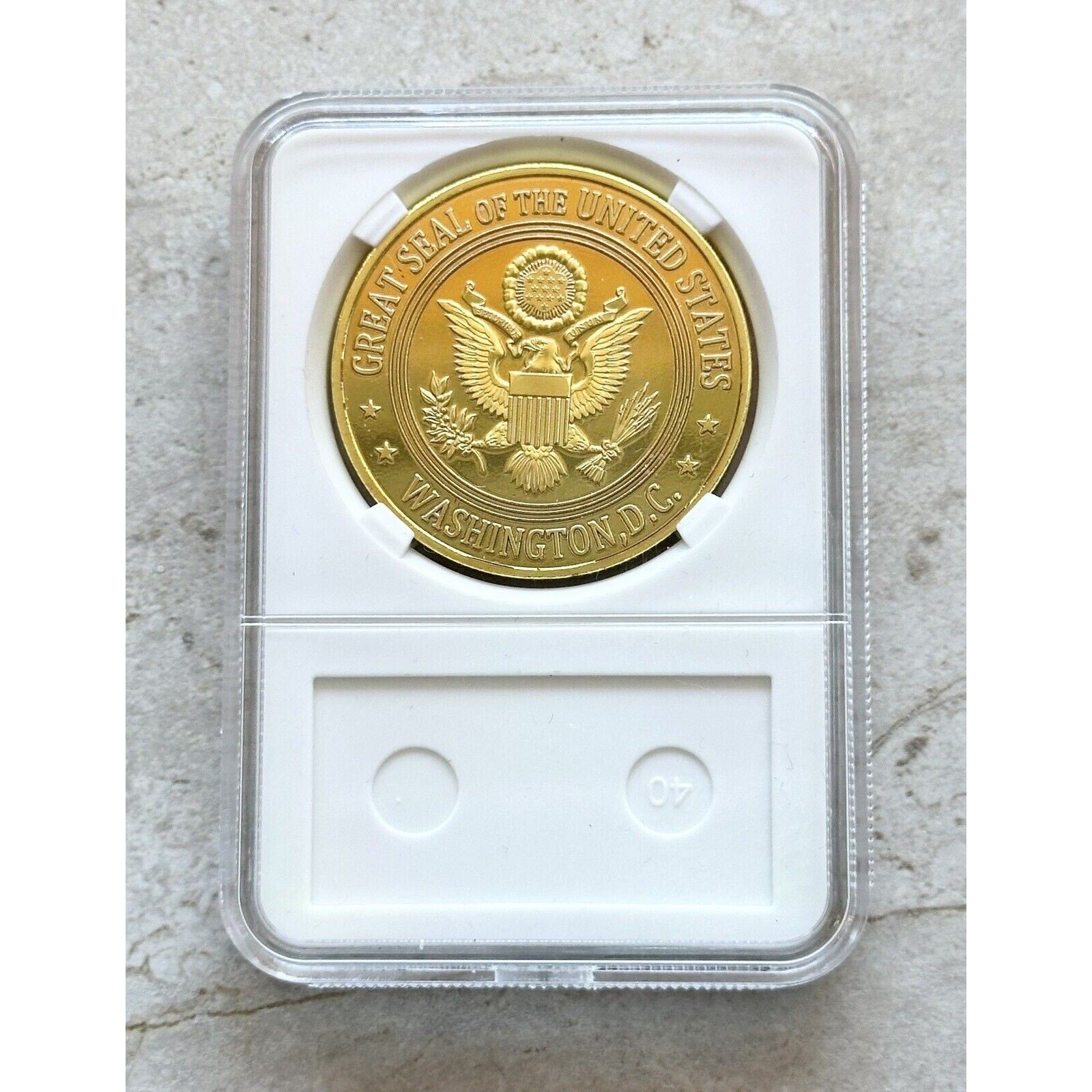 Department of Corrections Officer Challenge Coin With Case