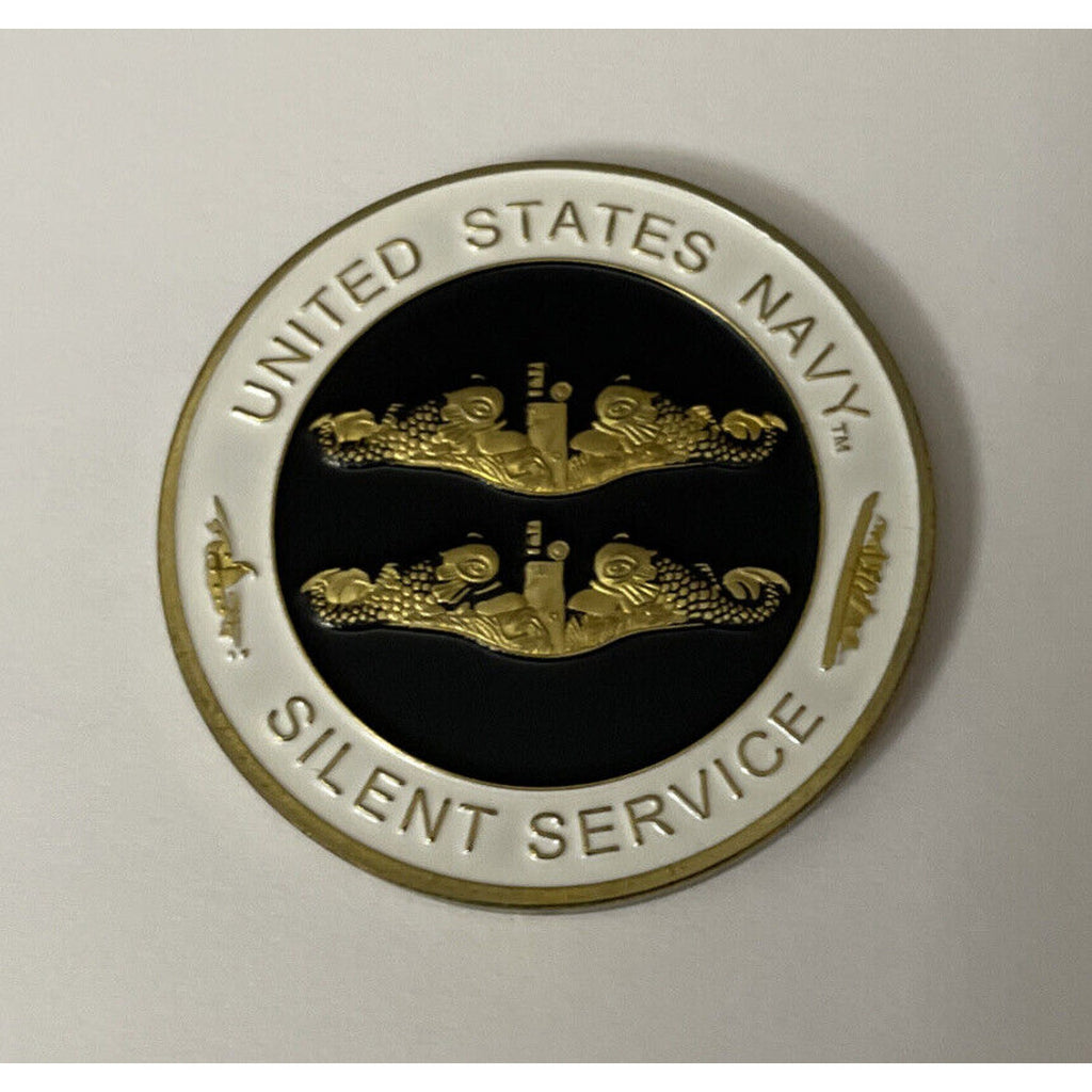 U S Navy Nuclear Submarine Warfare The Silent Service Challenge Coin